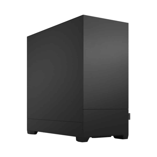 Fractal Design Pop Silent Black Solid Angled Front View