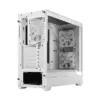 Fractal Design Pop Silent White TG Angled Back View