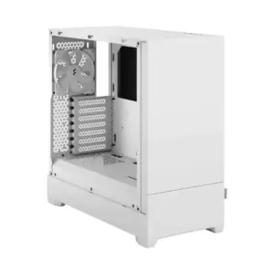 Fractal Design Pop Silent White TG Angled Front View