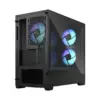 Fractal Design Pop Mini Air RGB Black TG Angled Back View