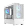 Fractal Design Pop Mini Air RGB White TG Angled Front View