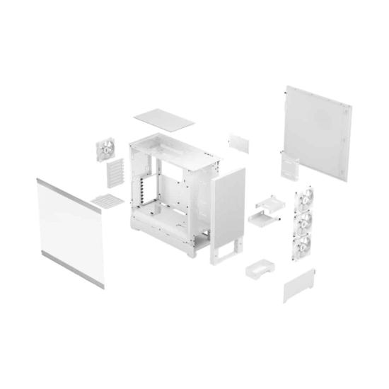 Fractal Design Pop XL Air RGB White TG Exploded View