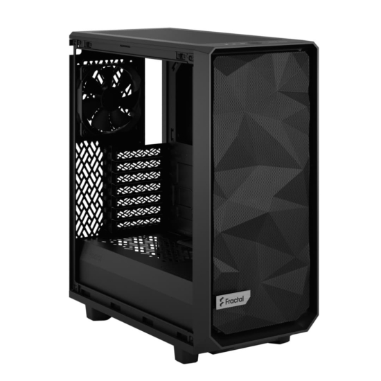 Fractal Design Meshify 2 Compact Dark TG Angled Front View