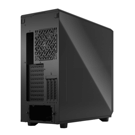 Fractal Design Meshify 2 XL Dark TG Angled Back View