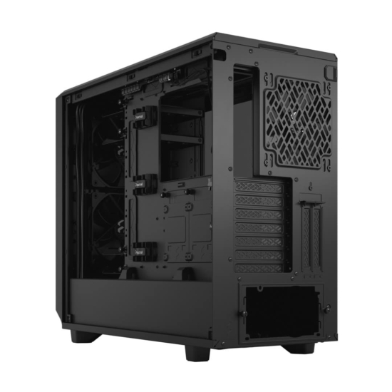 Fractal Design Meshify 2 Light TG Black Angled Back View