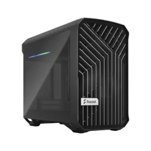 Fractal Design Torrent Nano Dark TG Angled Front View