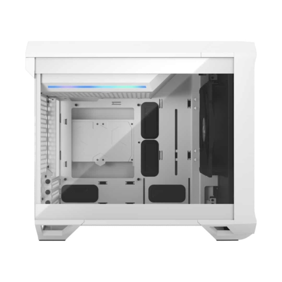 Fractal Design Torrent Nano White TG Side View