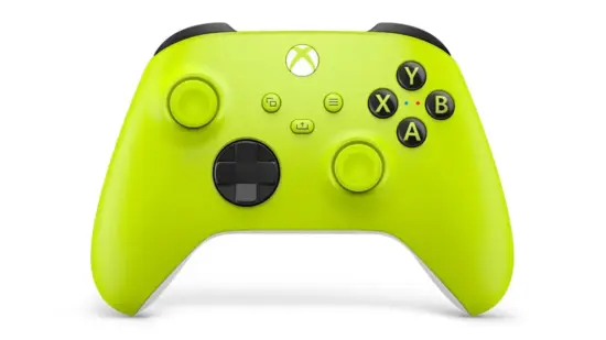 Xbox Wireless Controller - Electric Volt Flat Front View