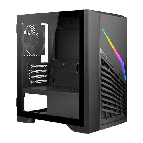 Antec DP31 Dark Phantom Angled Side View