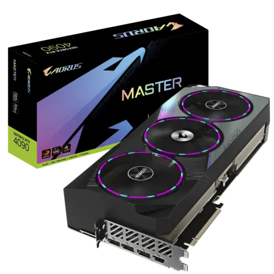 Gigabyte AORUS NVIDIA GeForce RTX 4090 MASTER 24GB Box View