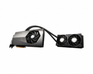 MSI NVIDIA GeForce RTX 4090 SUPRIM LIQUID X 24GB GDDR6X Angled Front View