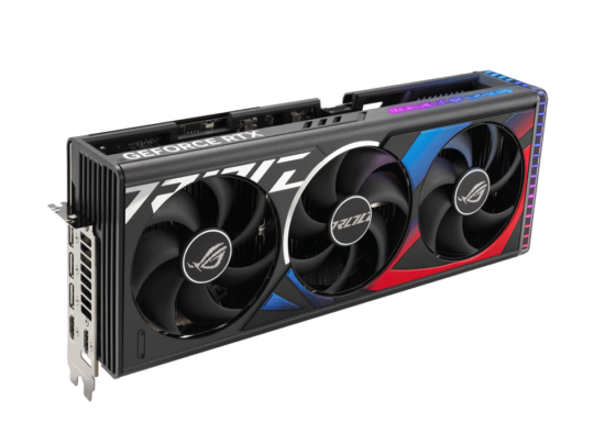 ASUS ROG Strix NVIDIA GeForce RTX 4090 24GB Angled Vertical View