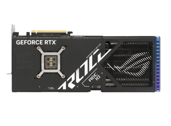 ASUS ROG Strix NVIDIA GeForce RTX 4090 24GB Backplate View