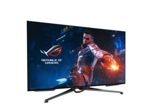 Asus ROG Swift OLED PG42UQ Angled Front View