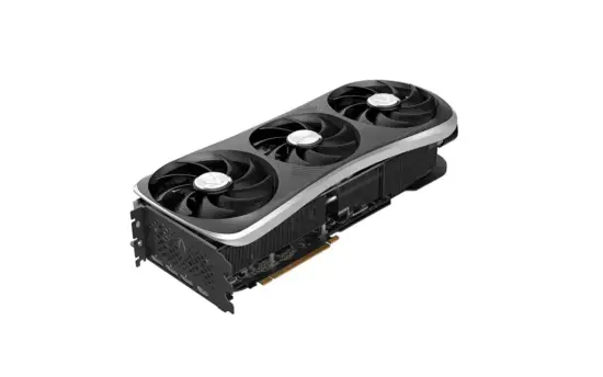 Zotac NVIDIA GeForce RTX 4090 Trinity Angled Side View