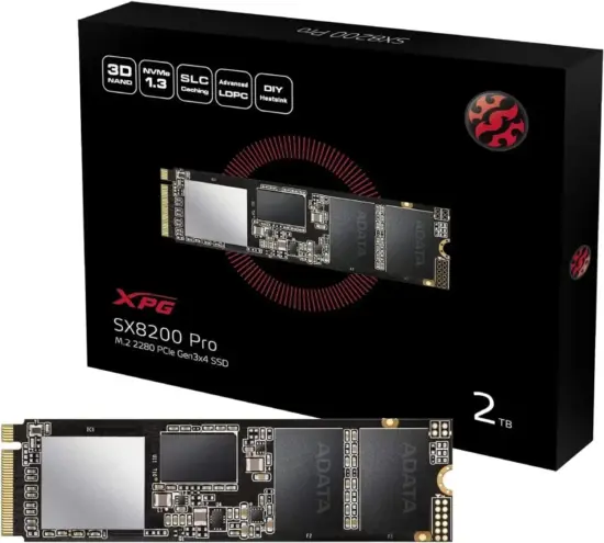 ADATA XPG SX8200 PRO 2TB Box View