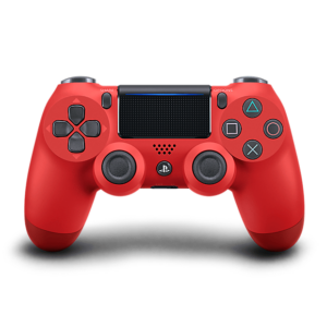 Sony PS4 Magma Red Dualshock 4 Wireless Controller Flat Front View