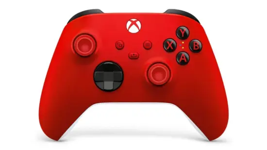 Xbox Wireless Controller - Pulse Red Flat Front View