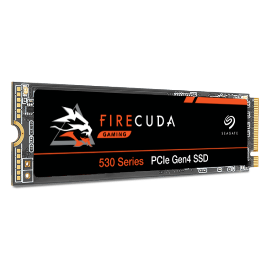 Seagate FireCuda 530 500GB without Heatsink Angled Front View