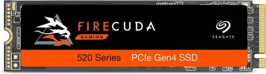 Seagate FireCuda 520 1TB Flat Front View