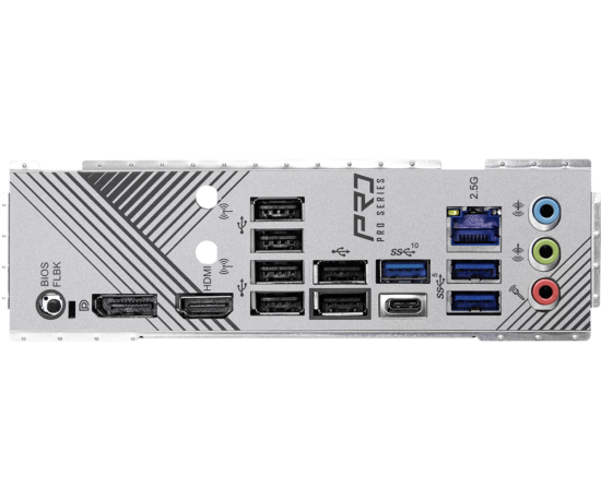 ASRock B650 PRO RS Connectivity View