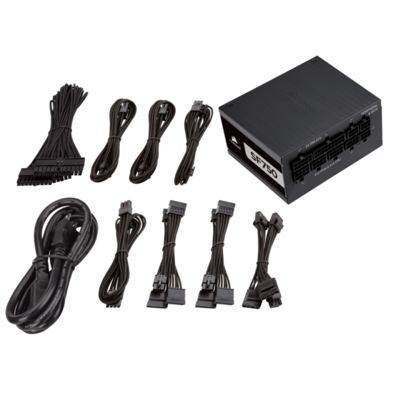 Corsair SF750 Cables View