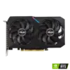 ASUS DUAL NVIDIA GeForce RTX 3060 Ti V2 MINI OC Flat Front View