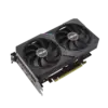 ASUS DUAL NVIDIA GeForce RTX 3060 Ti V2 MINI OC Angled Front View