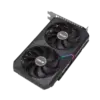 ASUS DUAL NVIDIA GeForce RTX 3060 Ti V2 MINI OC Angled Front View