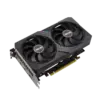 ASUS Dual NVIDIA GeForce RTX 3050 OC Angled Side View