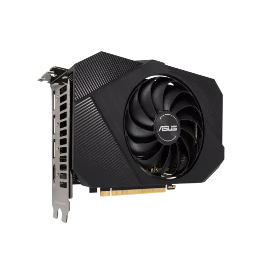 ASUS Phoenix NVIDIA GeForce RTX 3050 8GB Angled Front View