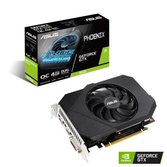 ASUS Phoenix NVIDIA GeForce GTX 1650 OC Box View