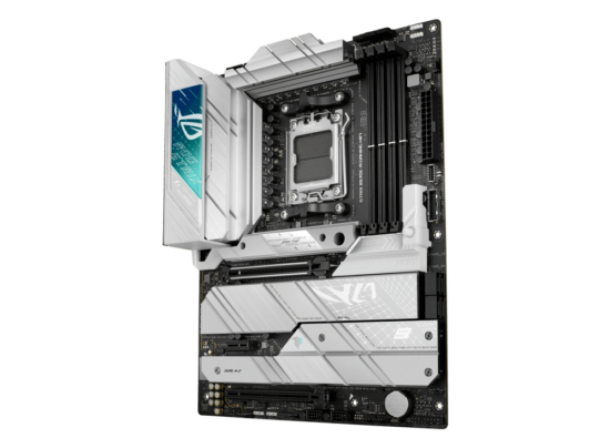 ASUS ROG Strix X670E-A Gaming WiFi Angled Front View