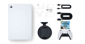 Sony PlayStation 5 Horizon Forbidden West Console Bundle Accessories View