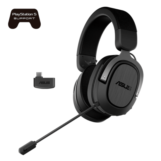 ASUS TUF Gaming H3 Wireless Headset – Gun Metal