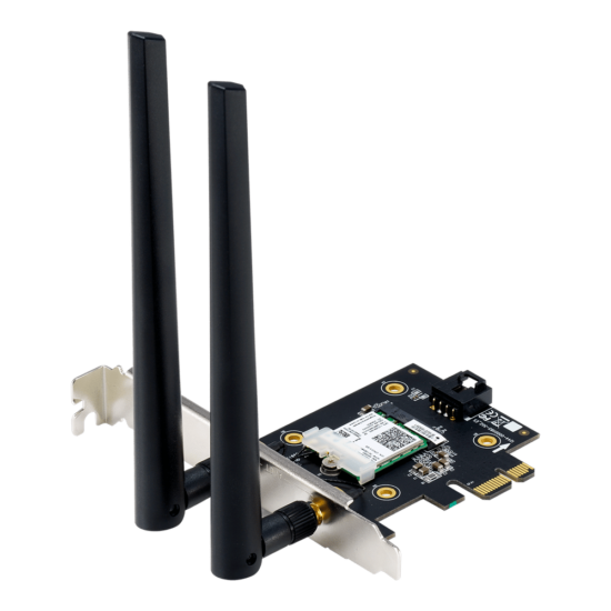 ASUS PCE-AX3000 Angled Antenna View