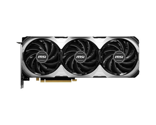 MSI NVIDIA GeForce RTX 4070 Ti VENTUS 3X Flat Front View