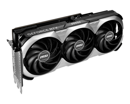 MSI NVIDIA GeForce RTX 4080 16GB VENTUS 3X OC Angled Front View