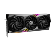 MSI NVIDIA GeForce RTX 4080 16GB GAMING X TRIO Angled Front View