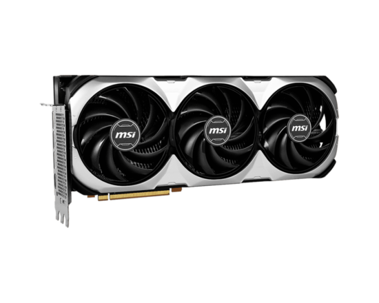 MSI NVIDIA GeForce RTX 4090 VENTUS 3X Angled Front View