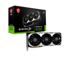 MSI NVIDIA GeForce RTX 4090 VENTUS 3X 24G OC Box View