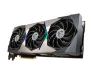 MSI NVIDIA GeForce RTX 3070 Ti SUPRIM X Angled Front View