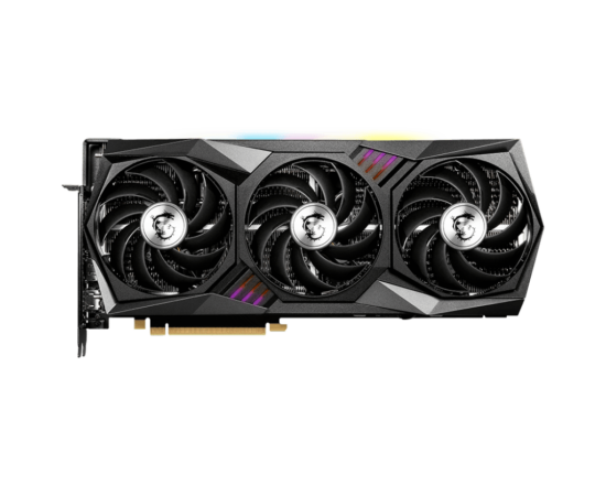 MSI NVIDIA GeForce RTX 3070 Ti GAMING TRIO Flat Front View