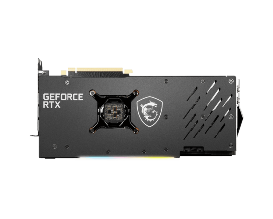 MSI NVIDIA GeForce RTX 3070 Ti GAMING TRIO Backplate View