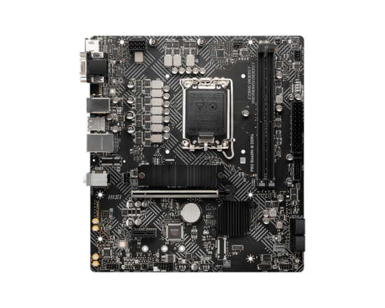 MSI PRO B660M-B DDR4 Flat Front View