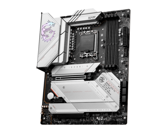 MSI MPG Z790 EDGE WIFI DDR4 Angled Front View