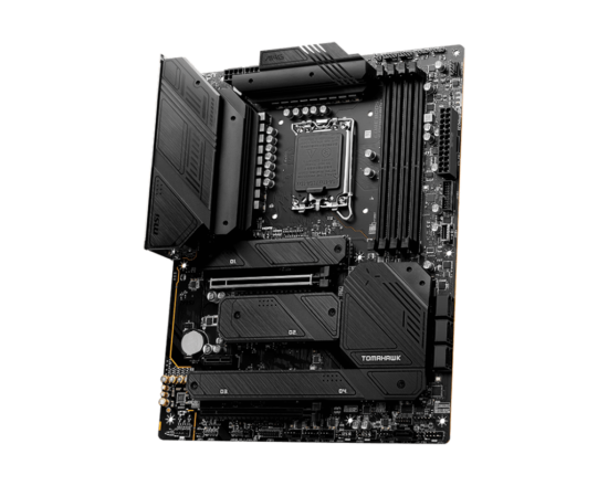 MSI MAG Z790 TOMAHAWK WIFI DDR4 Angled Front View