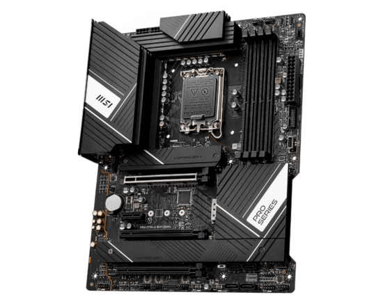 MSI PRO Z790-A WIFI DDR4 Angled Front View