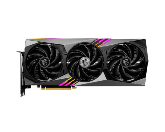 MSI NVIDIA GeForce RTX 4070 Ti GAMING X TRIO Flat Front View