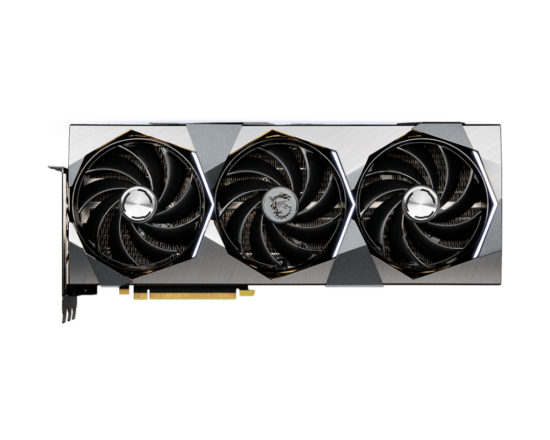 MSI NVIDIA GeForce RTX 4070 Ti SUPRIM Flat Front View